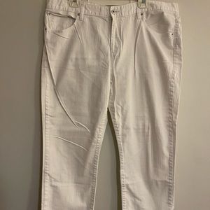 Lauren by Ralph Lauren white cropped  Jeans sz 16